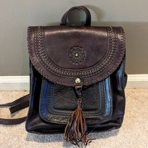 Patricia Nash Jovanna Leather Backpack